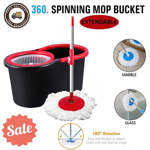 360 spin floor mop - 360°,