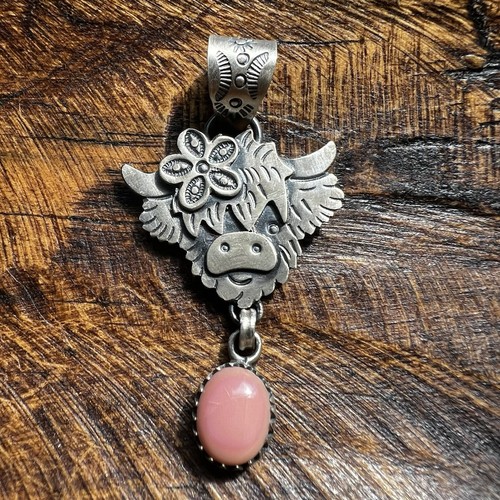 Sterling silver highland cow - highland,