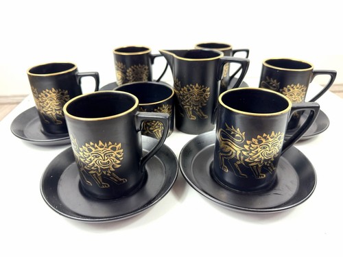 Vintage portmeirion gold lion - vintage,