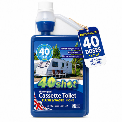 Shot blue toilet fluid - 40,