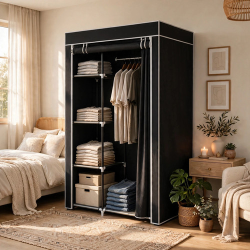 Portable wardrobe closet - 64",