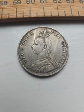 A Silver 1889 Victorian Half