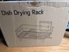 Dish Drainer Rack Grey