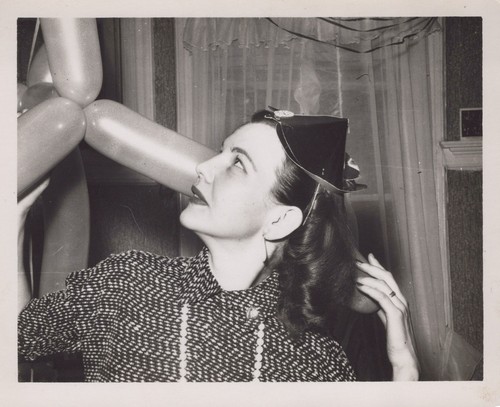 1940s pretty woman - woman, party