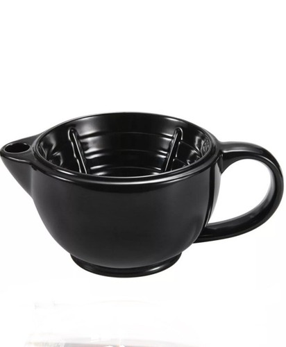 Ceramic shaving scuttle - ceramic, mug