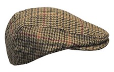 Walker & Hawkes - Uni-Sex Country Wool Flat Cap Herringbone Hat S-3XL