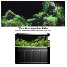 1Pcs PVC Fish Tank Sticker Fish Seafloor Background Decoration Painting