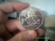 1951 king george VI crown five shilling coin rare 