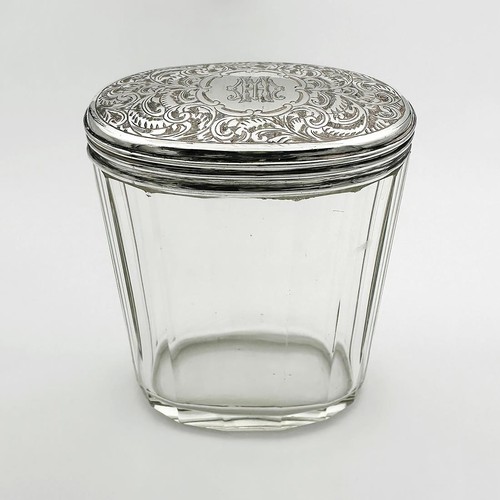 Victorian dressing table jar - dressing,