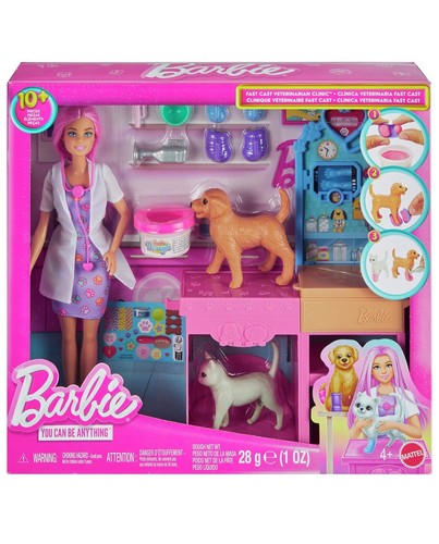 Barbie fast cast veterinarian - fast,