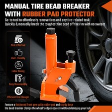 Tire changer tyre bead - bead, breaker