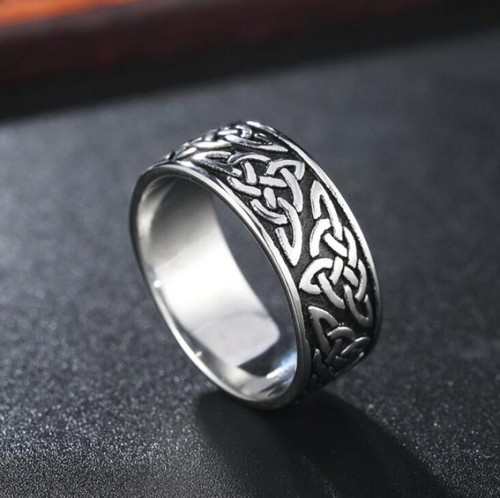 Vintage celtic knot ring 316l - vintage,