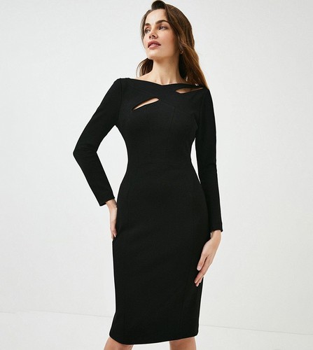Karen millen black cut out - karen,