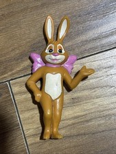 Vintage 1994 Cadbury Caramel Bunny Rabbit PVC Figure Collectible Standing