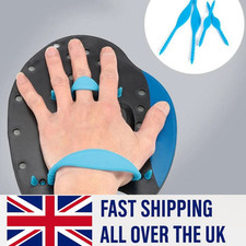 Swimming Training Hand Paddles Small Medium Large Blue Red Yellow NEW