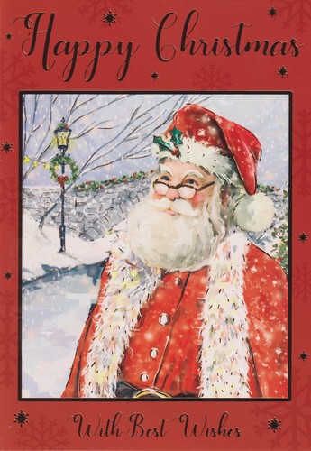 Open happy christmas greeting - christmas,