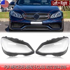 Pair Headlight Lens Cover For