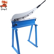 500mm Sheet Metal Guillotine Shear 16 Gauge 1.5mm Plate Cutter w/ Stand 20'' Bed