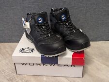 LAMBRETTA Lightweight Safety Work Boot Steel Toe Cap Shoe Trainer Size 5 New 