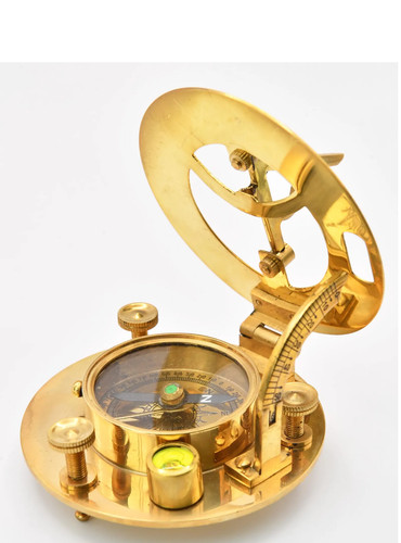 Vintage brass round hatton - vintage,