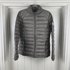 Harvey & Jones Quilted Padded Jacket Womens UK 10 Brown Premium Down Ultra Light