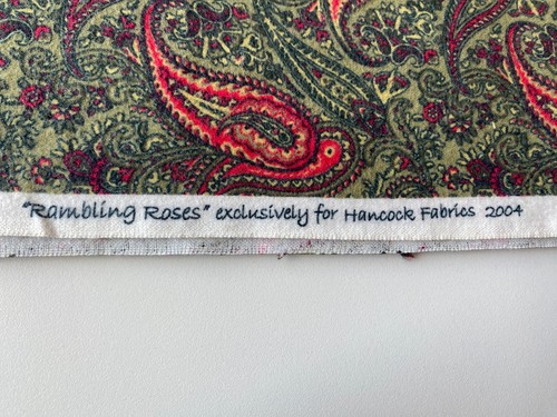 Hancock fabric rambling - hancock, fabric~rambling