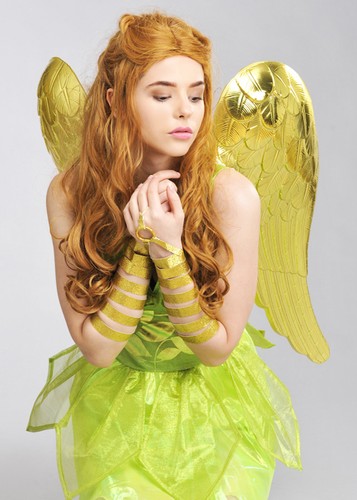 Large metallic gold plastic - large,