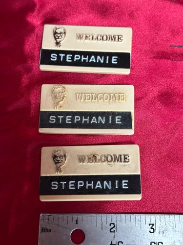 Vintage kfc employee name - kfc,