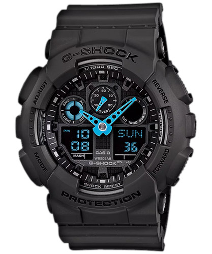 Casio shock ga100c - ga100c-8a, men's