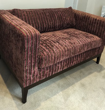 Pink chair striped statement