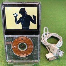 iPod 7th Gen, Clear 160GB, Good Battery, A1238, MC297, 2009 Apple Classic.