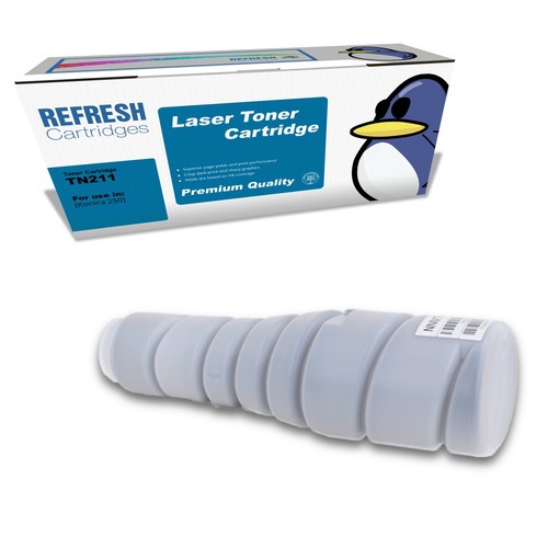 Refresh cartridges black tn211 - cartridges,