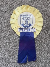 VINTAGE EVERTON FC ROSETTE