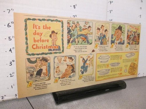 Newspaper 1940s pyrex - newspaper,