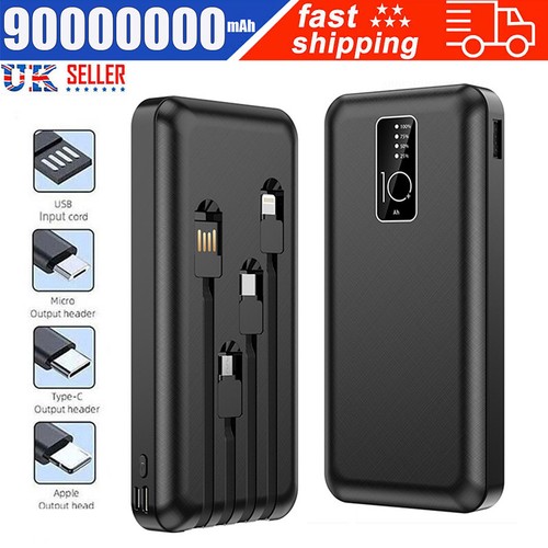 Portable power bank 9000000mah - power,