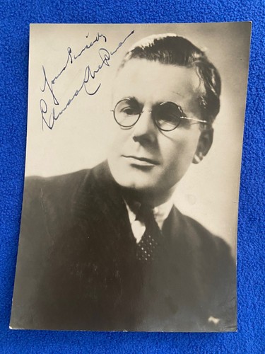 Edward chapman actor signed - ,