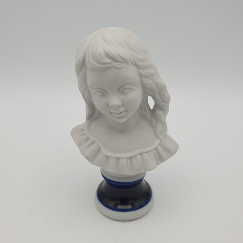 Girl bust porcelain bisque - girl,