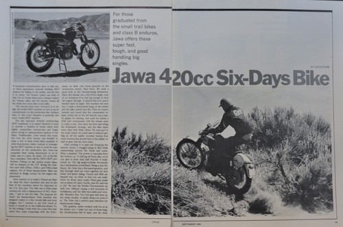 1969 jawa 420cc - 1969, six