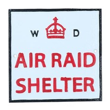 Air raid shelter cast iron - raid,