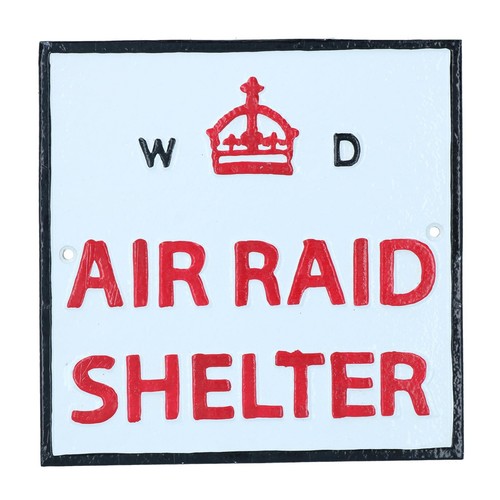 Air raid shelter - cast, iron