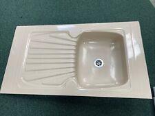Caravan / Motorhome Platic Sink & Drainer 81.5 X 46 Cms