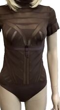 Wolford Body Top Small Fits As XS Vintage Rare Brown Designer