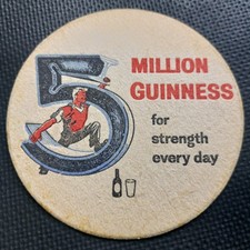 Guinness beer mat cat - guinness,