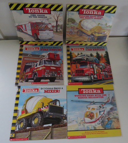 Books tonka car hauler fire - books,