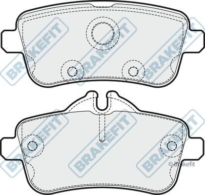 Apec rear brake pad - apec,