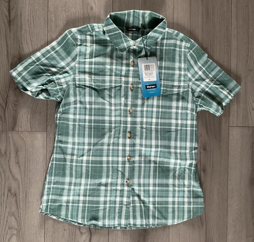 Womens green white checked - womens, +