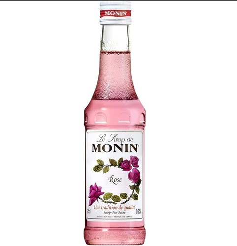 Monin rose syrup 250ml - monin, premium
