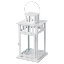 IKEA White BORRBY lantern for