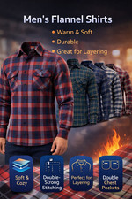 Men's Brushed Cotton Flannel