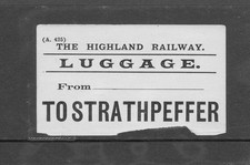 HIGHLAND RAILWAY (HR) Luggage